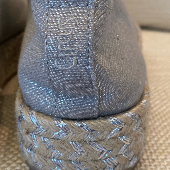 Circus by Sam Edelman Womens Silver Tie Platform w Hemp & Silver Platform / 7M - Picture 4 of 13